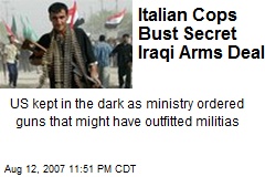 Italian Cops Bust Secret Iraqi Arms Deal