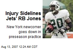 Injury Sidelines Jets' RB Jones