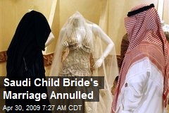 Saudi Child Bride's Marriage Annulled