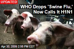 WHO Drops 'Swine Flu,' Now Calls It H1N1