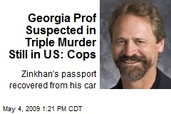 Georgia Prof Suspected in Triple Murder Still in US: Cops