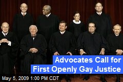 Advocates Call for First Openly Gay Justice