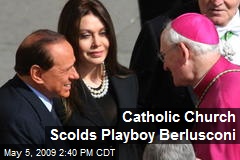 Catholic Church Scolds Playboy Berlusconi