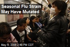 Seasonal Flu Strain May Have Mutated