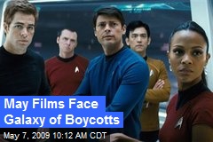 May Films Face Galaxy of Boycotts