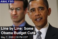 Line by Line: Some Obama Budget Cuts