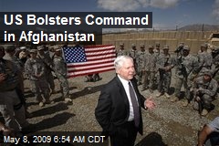 US Bolsters Command in Afghanistan