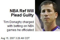 NBA Ref Will Plead Guilty