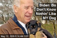 Biden: Bo Don't Know Nothin' Like MY Dog