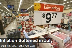 Inflation Softened in July