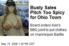 Busty Sales Pitch Too Spicy for Ohio Town