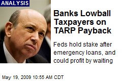 Banks Lowball Taxpayers on TARP Payback