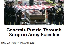 Generals Puzzle Through Surge in Army Suicides