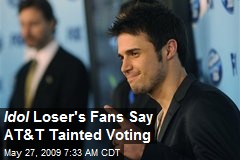 Idol Loser's Fans Say AT&amp;T Tainted Voting