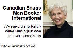 Canadian Snags Man Booker International
