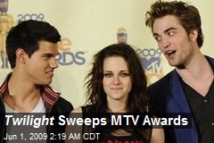 Twilight Sweeps MTV Awards