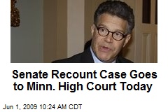 Senate Recount Case Goes to Minn. High Court Today
