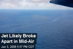 Jet Likely Broke Apart in Mid-Air