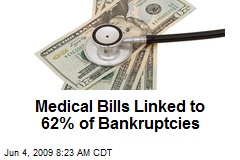 Medical Bills Linked to 62% of Bankruptcies