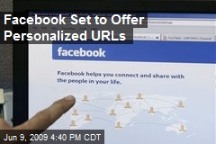 Facebook Set to Offer Personalized URLs