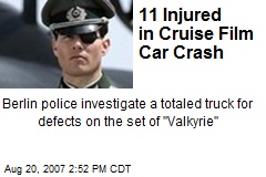 11 Injured in Cruise Film Car Crash