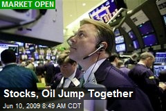 Stocks, Oil Jump Together