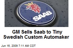 GM Sells Saab to Tiny Swedish Custom Automaker
