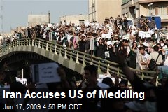 Iran Accuses US of Meddling