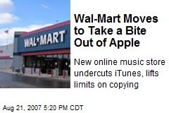 Wal-Mart Moves to Take a Bite Out of Apple