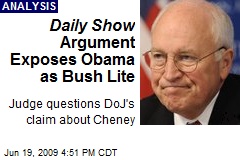 Daily Show Argument Exposes Obama as Bush Lite