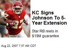 KC Signs Johnson To 5-Year Extension