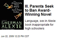 Ill. Parents Seek to Ban Award-Winning Novel