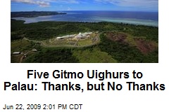 Five Gitmo Uighurs to Palau: Thanks, but No Thanks