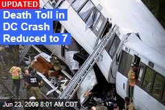 Death Toll in DC Crash Reduced to 7