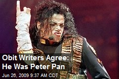 Obit Writers Agree: He Was Peter Pan