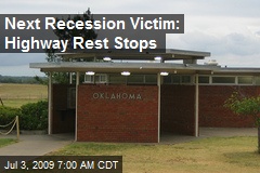 Next Recession Victim: Highway Rest Stops