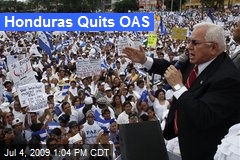 Honduras Quits OAS