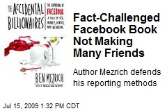 Fact-Challenged Facebook Book Not Making Many Friends