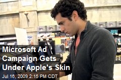 Microsoft Ad Campaign Gets Under Apple's Skin