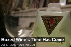 Boxed Wine's Time Has Come