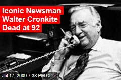 Iconic Newsman Walter Cronkite Dead at 92