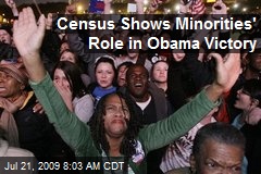 Census Shows Minorities' Role in Obama Victory