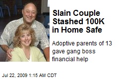Slain Couple Stashed 100K in Home Safe