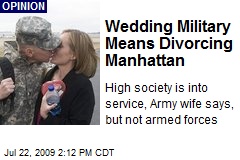 Wedding Military Means Divorcing Manhattan