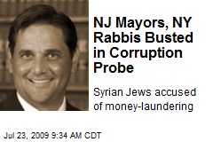 NJ Mayors, NY Rabbis Busted in Corruption Probe