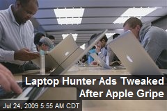Laptop Hunter Ads Tweaked After Apple Gripe