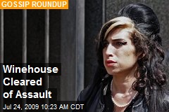 Winehouse Cleared of Assault