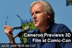 Cameron Previews 3D Film at Comic-Con