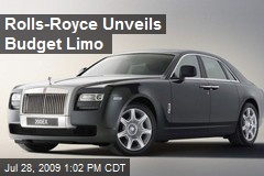 Rolls-Royce Unveils Budget Limo