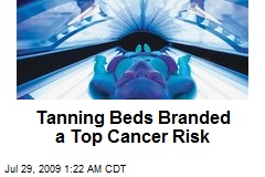 Tanning Beds Branded a Top Cancer Risk